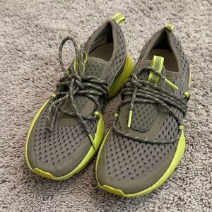 Sorel Neon Yellow and Gray Sneakers